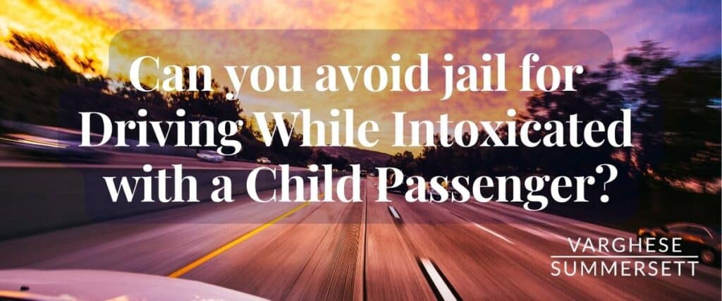 DWI child passenger