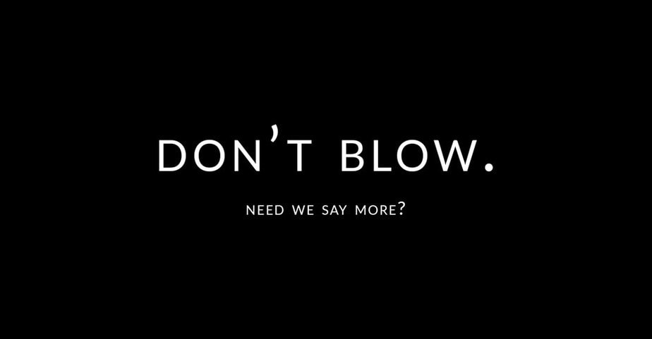 dont blow DWI